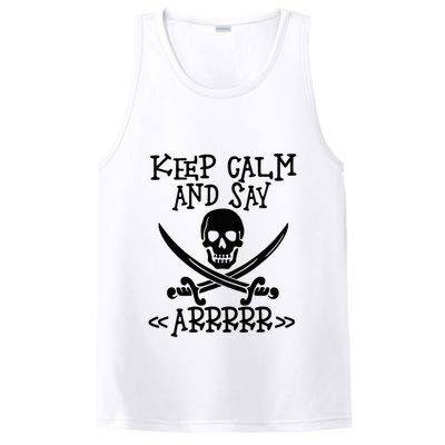 Keep Calm And Say Arrrr Talk Like A Pirate Day PosiCharge Competitor Tank
