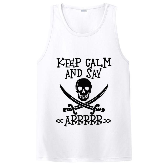 Keep Calm And Say Arrrr Talk Like A Pirate Day PosiCharge Competitor Tank