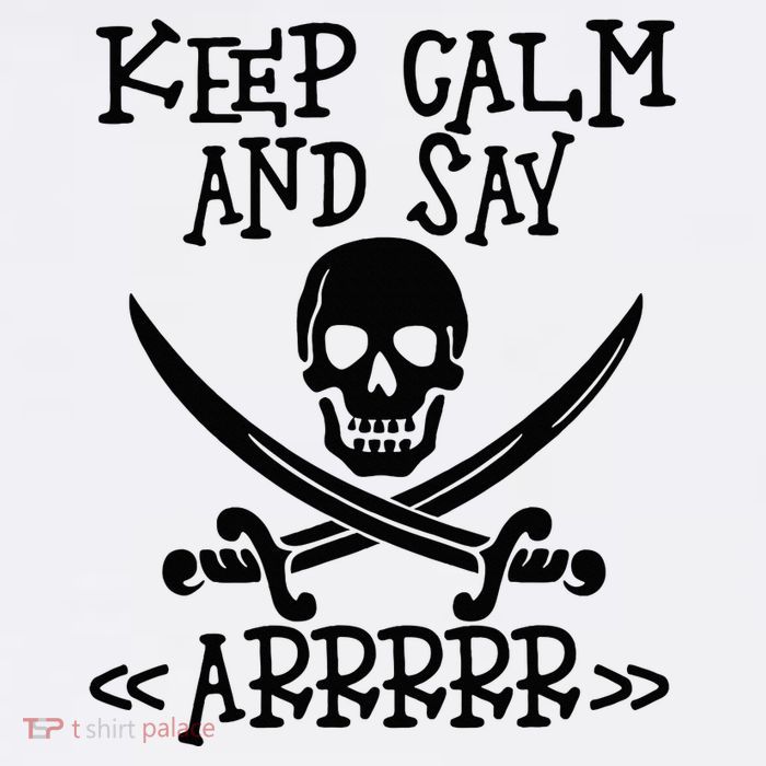 Keep Calm And Say Arrrr Talk Like A Pirate Day Visor