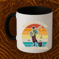 Keep Calm And Go Fishing Mug