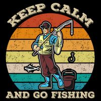 Keep Calm And Go Fishing Mug