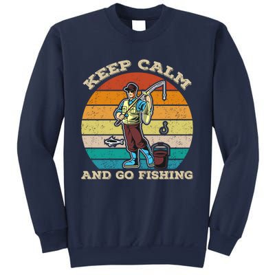 Keep Calm And Go Fishing Sweatshirt