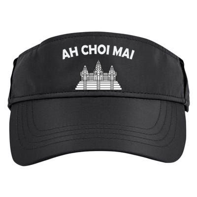 Khmer Cambodian Ah Choi Mai Kingdom Of Cambodia Heritage Adult Drive Performance Visor