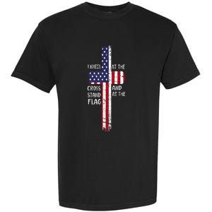 Kneel Cross At The Cross Memorial Day Never Forget Veteran Garment-Dyed Heavyweight T-Shirt