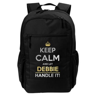 Keep Calm And Let Debbie Handle It Daily Commute Backpack