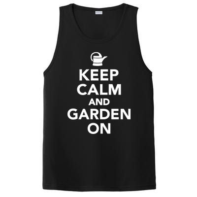 Keep Calm And Garden On Gift PosiCharge Competitor Tank