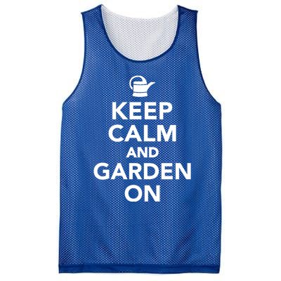 Keep Calm And Garden On Gift Mesh Reversible Basketball Jersey Tank