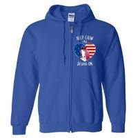 Keep Calm And Derby On I Horse Racing Riding Love Heart Gift Full Zip Hoodie