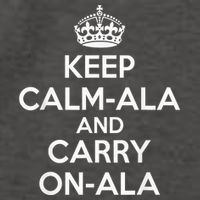 Keep Calm Ala And Carry On Ala Vector Backpack