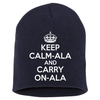 Keep Calm Ala And Carry On Ala Short Acrylic Beanie