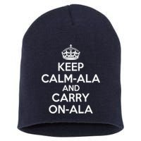Keep Calm Ala And Carry On Ala Short Acrylic Beanie