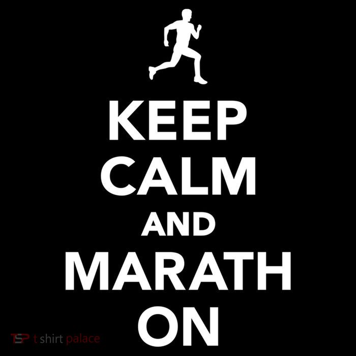 Keep Calm And Marathon Gift Impact Tech Backpack