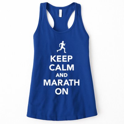 Keep Calm And Marathon Gift Womens Tank Top
