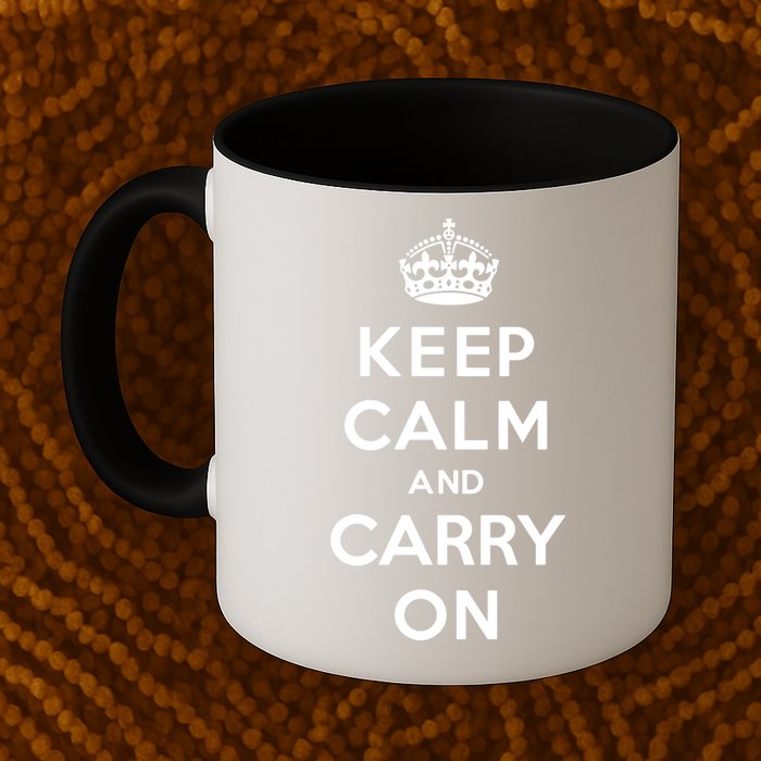 Keep Calm And Carry On Mug
