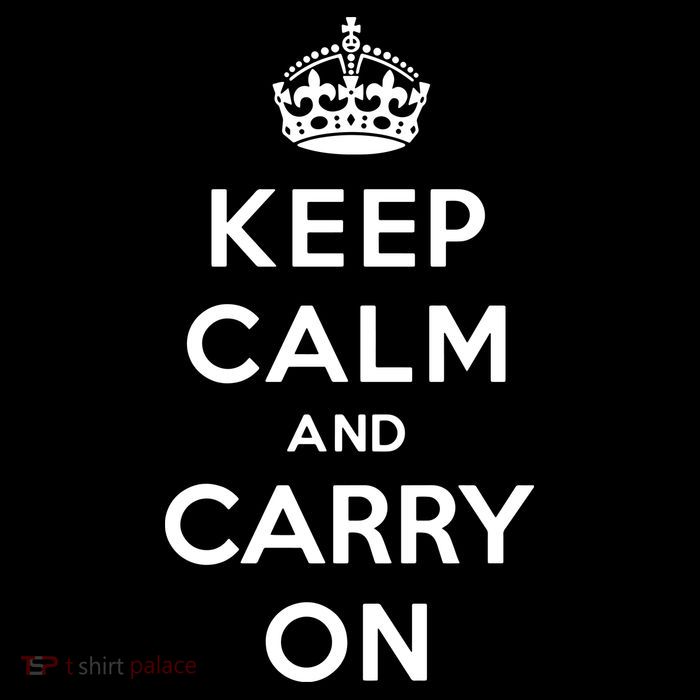 Keep Calm And Carry On Mug