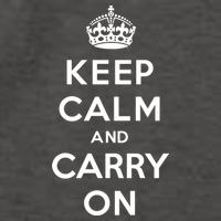 Keep Calm And Carry On Vector Backpack