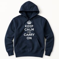 Keep Calm And Carry On Hoodie