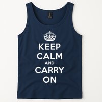 Keep Calm And Carry On Tank Top