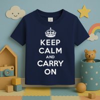 Keep Calm And Carry On Toddler T-Shirt