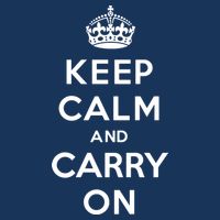 Keep Calm And Carry On Toddler T-Shirt