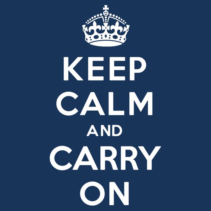 Keep Calm And Carry On Toddler T-Shirt