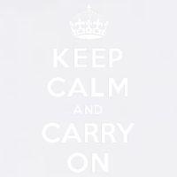 Keep Calm And Carry On Garment-Dyed Sweatshirt