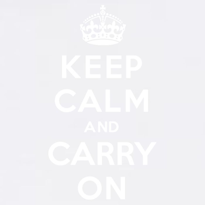 Keep Calm And Carry On Garment-Dyed Sweatshirt