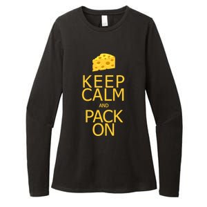 Keep Calm And Pack On Gift Womens CVC Long Sleeve Shirt