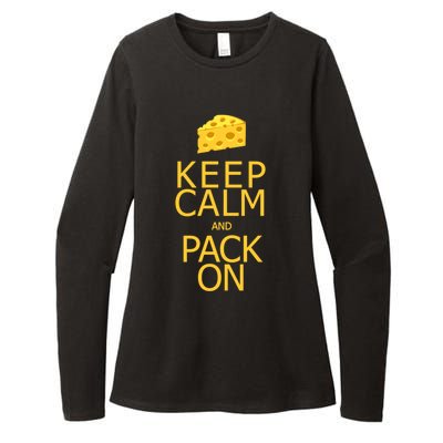 Keep Calm And Pack On Gift Womens CVC Long Sleeve Shirt