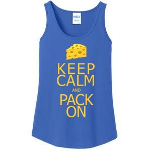 Keep Calm And Pack On Gift Ladies Essential Tank