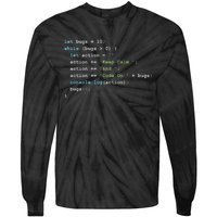 Keep Calm And Code On In JavaScript Tie-Dye Long Sleeve Shirt