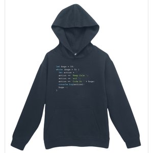 Keep Calm And Code On In JavaScript Urban Pullover Hoodie