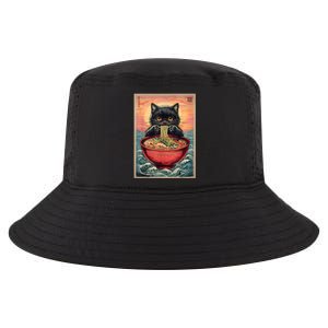 Kawaii Cat Anime Cat Ramen Graphic Japanese Cool Comfort Performance Bucket Hat