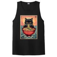 Kawaii Cat Anime Cat Ramen Graphic Japanese PosiCharge Competitor Tank