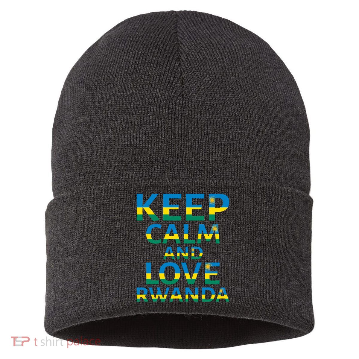 Keep Calm And Love Rwanda Sustainable Knit Beanie