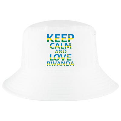 Keep Calm And Love Rwanda Cool Comfort Performance Bucket Hat