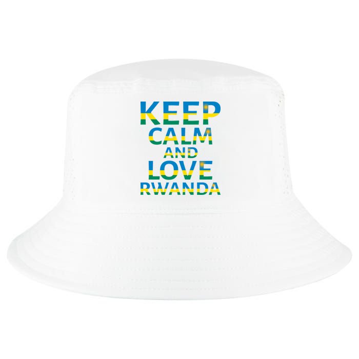 Keep Calm And Love Rwanda Cool Comfort Performance Bucket Hat