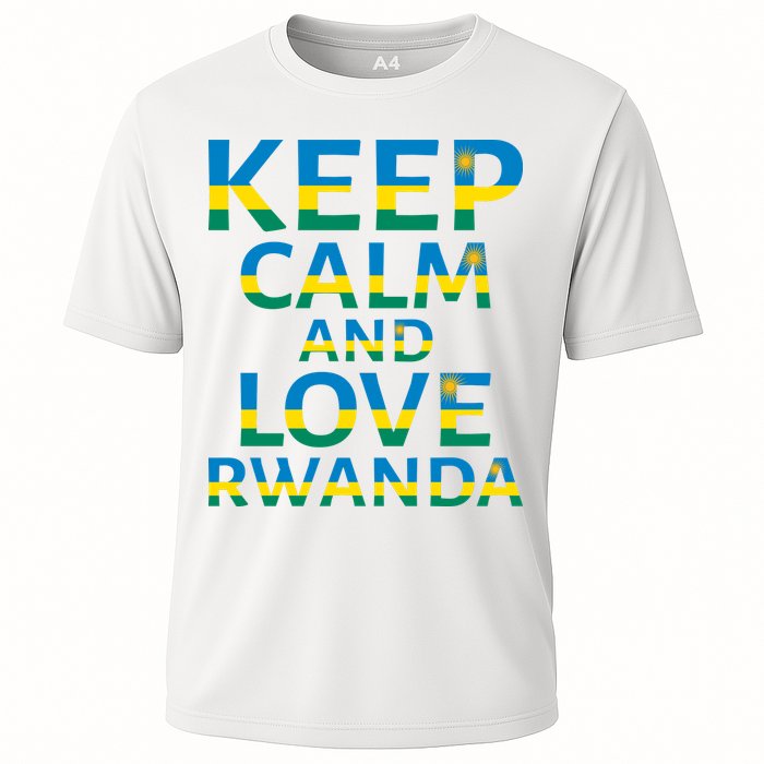 Keep Calm And Love Rwanda Cooling Performance Crew T-Shirt