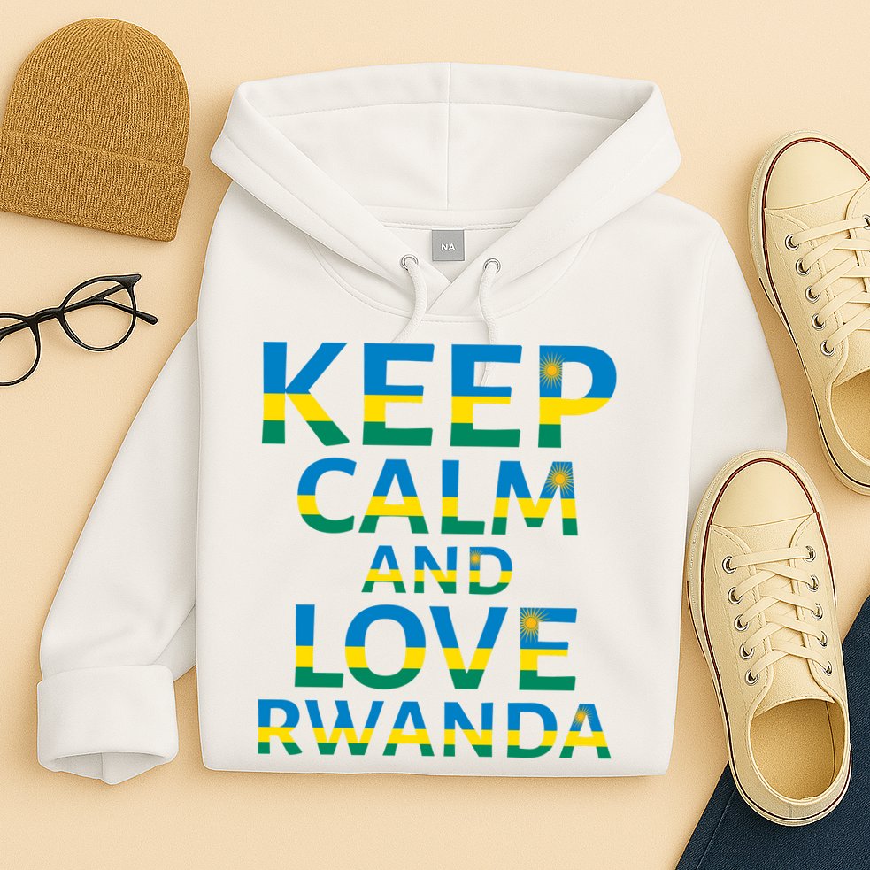 Keep Calm And Love Rwanda Hoodie