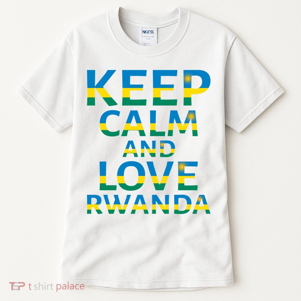 Keep Calm And Love Rwanda Tall T-Shirt