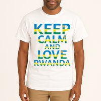 Keep Calm And Love Rwanda Tall T-Shirt