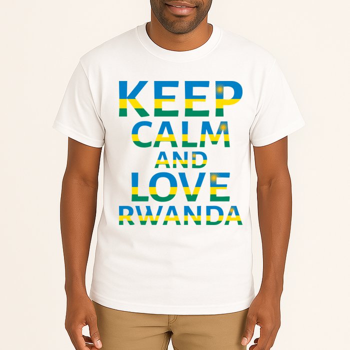 Keep Calm And Love Rwanda Tall T-Shirt