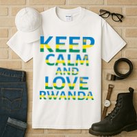 Keep Calm And Love Rwanda Tall T-Shirt