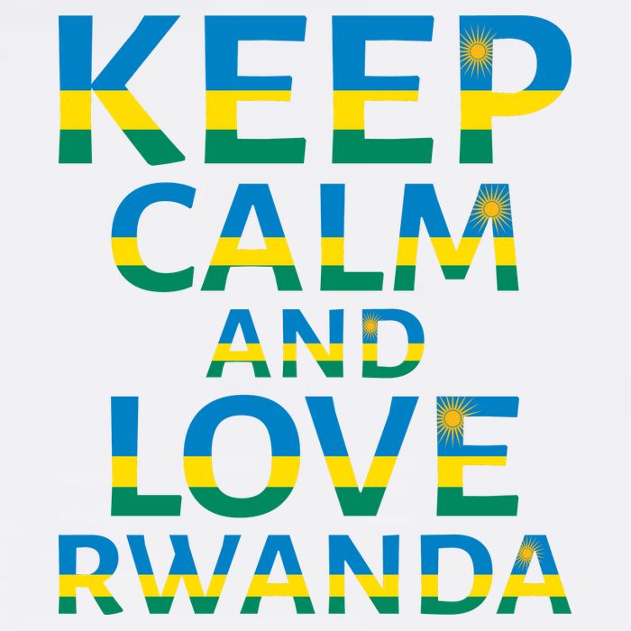 Keep Calm And Love Rwanda Sustainable Bucket Hat