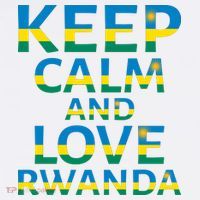 Keep Calm And Love Rwanda Baby Bodysuit
