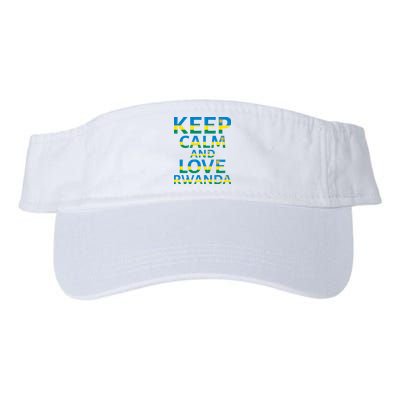 Keep Calm And Love Rwanda Visor