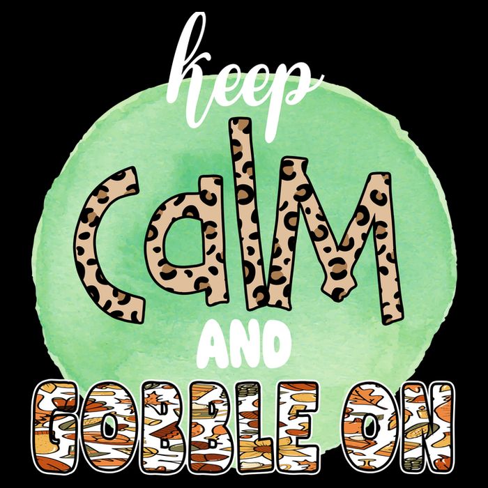 Keep Calm And Gobble On Fall Holiday Impact Tech Backpack