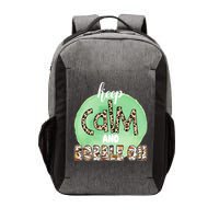 Keep Calm And Gobble On Fall Holiday Vector Backpack