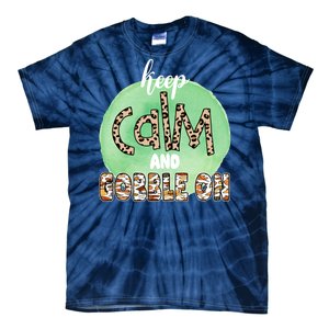 Keep Calm And Gobble On Fall Holiday Tie-Dye T-Shirt