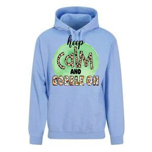 Keep Calm And Gobble On Fall Holiday Unisex Surf Hoodie